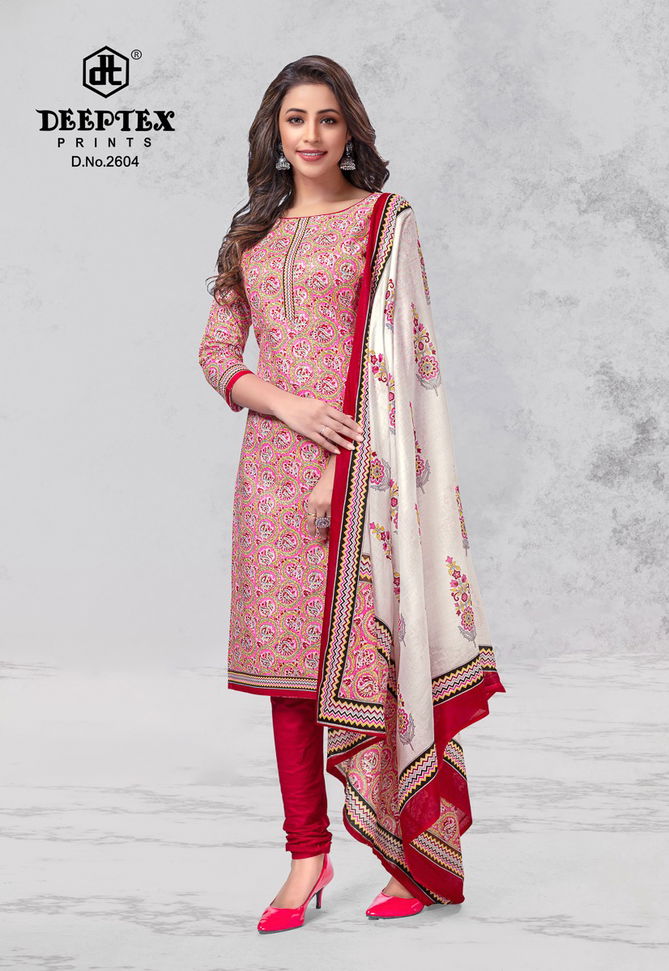 Deeptex Chief Guest Vol 26 Regular Wear Wholesale Printed Cotton Dress Material
